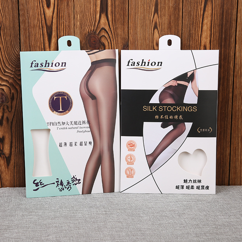 Bosca Pacáistiú Pantyhose Píosa Píosa Pantyhose Mála Pacáistiú Bosca Páipéir Fada